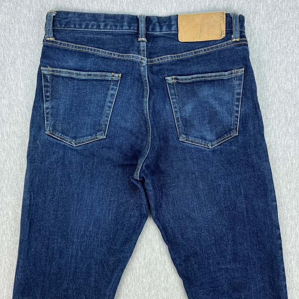 Buck Mason Ford Standard Jeans Mens 30x34 *Fits 31x32 Blue 14oz Double-Dipped